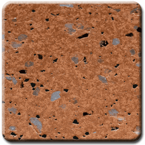 Epoxy flooring Liquid Minerals Copper garage floor coating color sample